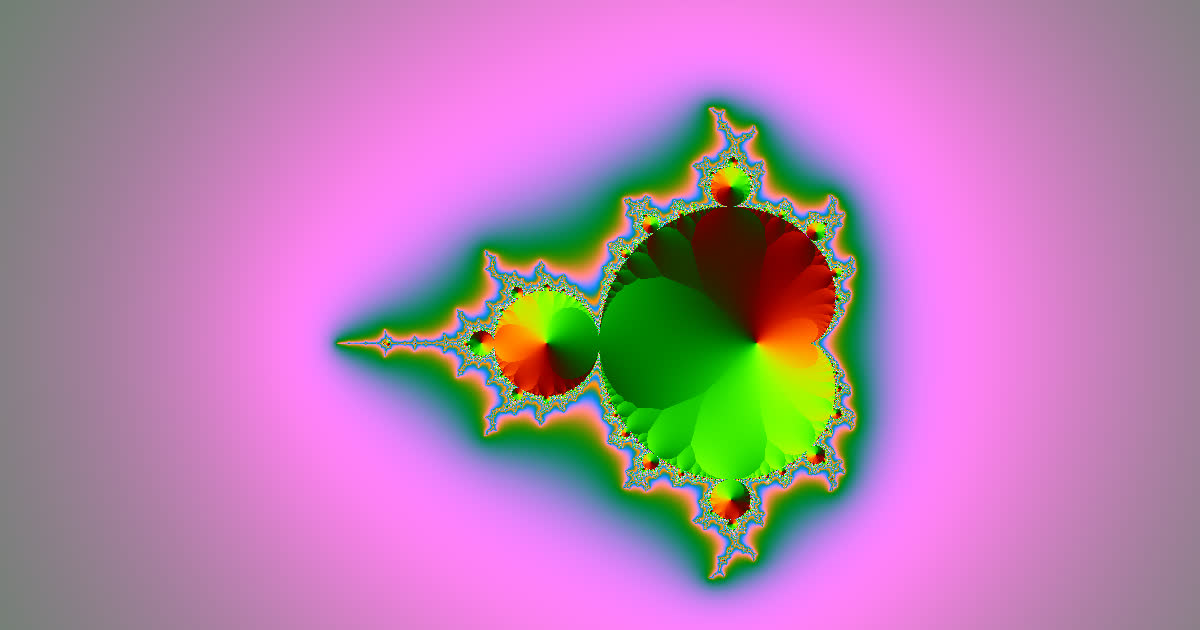 Generated fractal banner